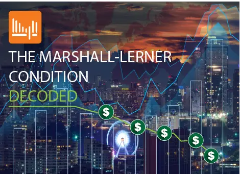 Marshall-Lerner condition diagram